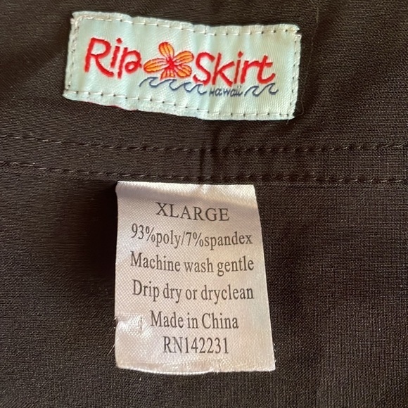 Ripskirt Hawaii Wrap Skirt Size XL - Picture 7 of 8
